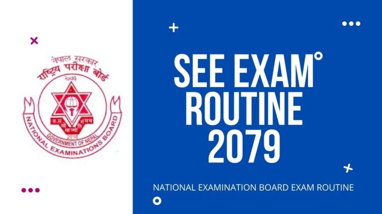 SEE Exam Routine 2079